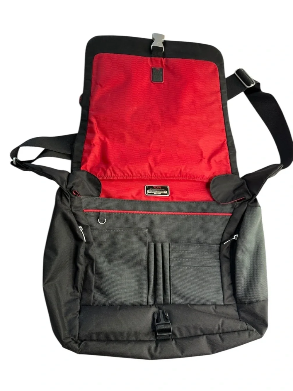 TUMI Men's Messenger Bag - Sleek Crossbody Laptop Bag